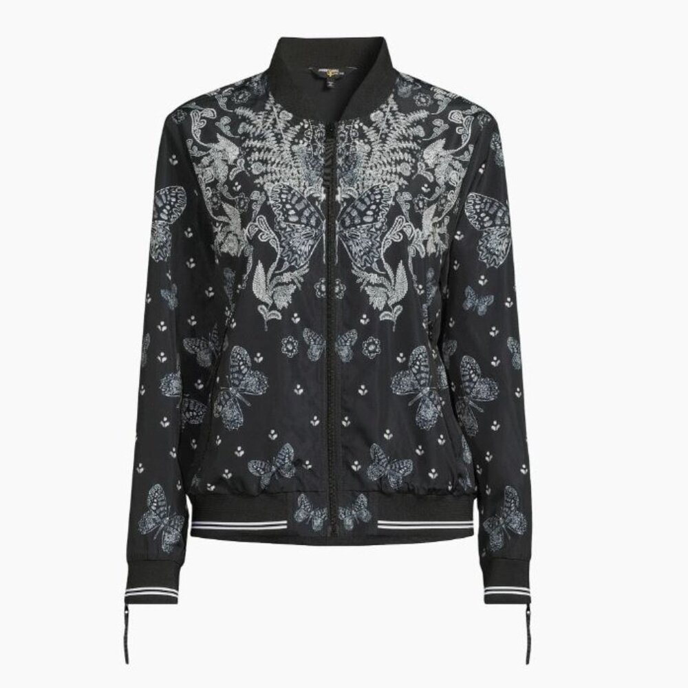 Johnny Was Bee Active Butterfly Bomber Jacket